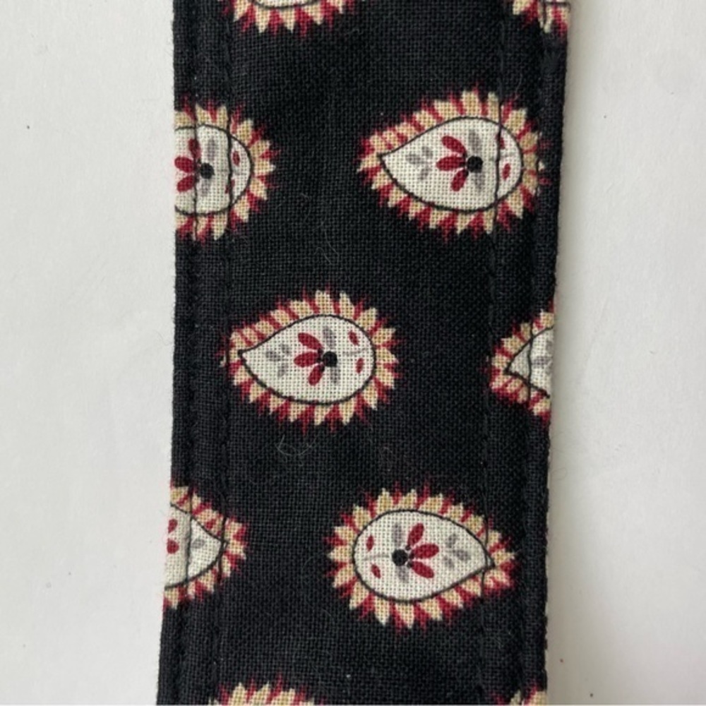 Vera Bradley Reversible Belt Black/Cream/Red‎ - Picture 6 of 12